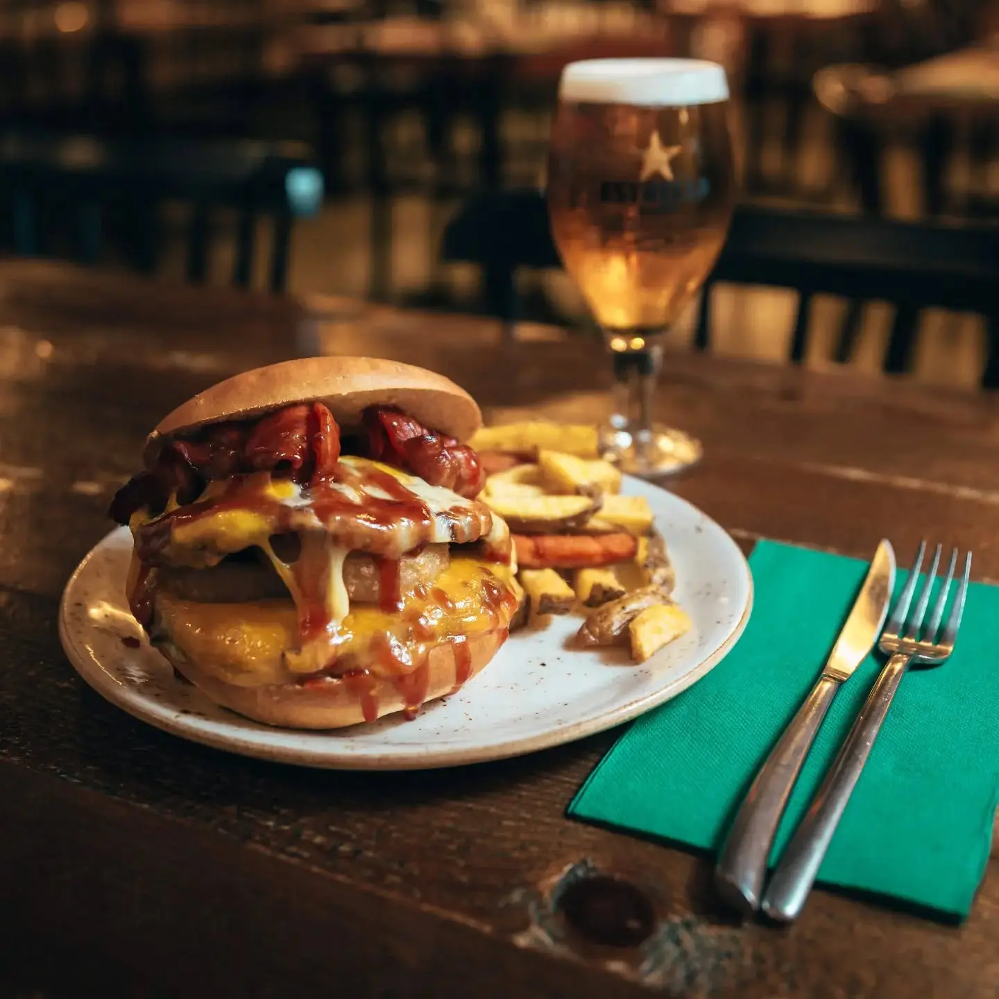 Hamburguesa d’Omnívor amb patates
